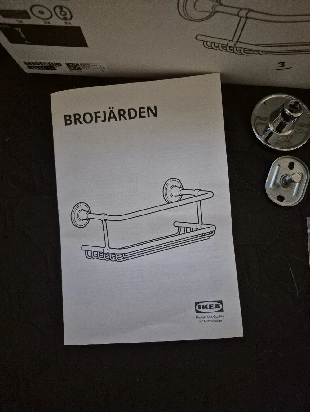 IKEA BROFJARDEN shower caddy Open Box